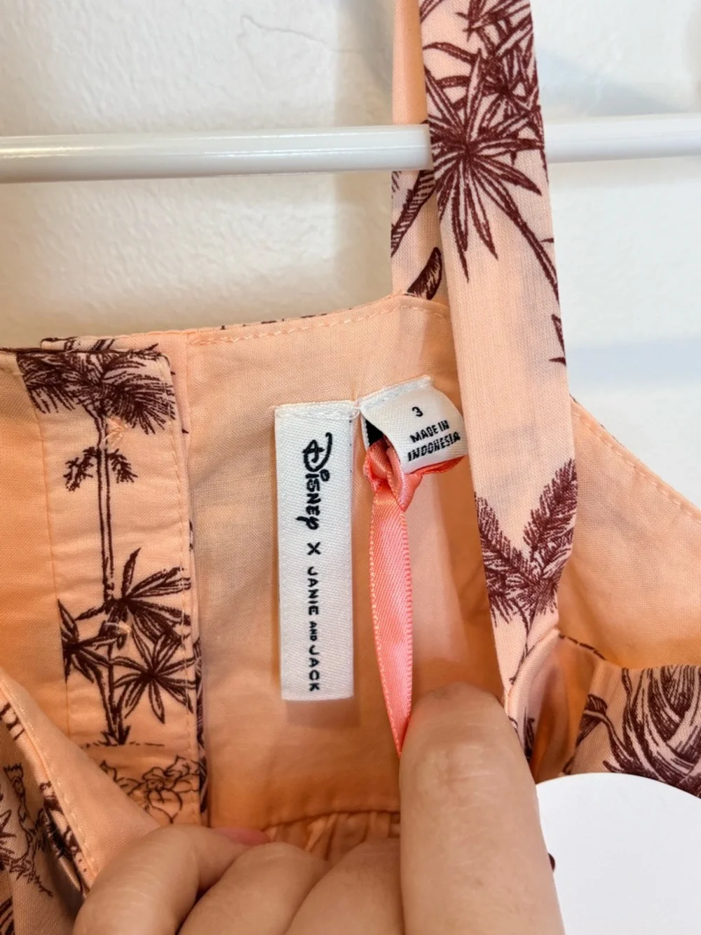 JANIE AND JACK Disney Moana Palm Toile Dress